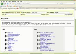 database details and new SQL server databases